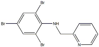 2,4,6-tribromo-N-(pyridin-2-ylmethyl)aniline 结构式