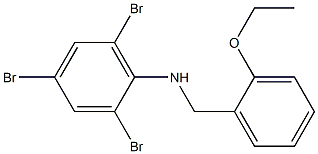 2,4,6-tribromo-N-[(2-ethoxyphenyl)methyl]aniline 结构式