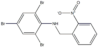 2,4,6-tribromo-N-[(2-nitrophenyl)methyl]aniline 结构式