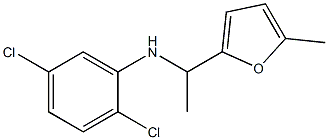 2,5-dichloro-N-[1-(5-methylfuran-2-yl)ethyl]aniline 结构式