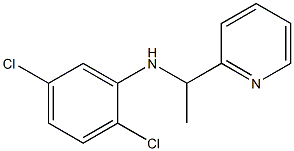 2,5-dichloro-N-[1-(pyridin-2-yl)ethyl]aniline 结构式