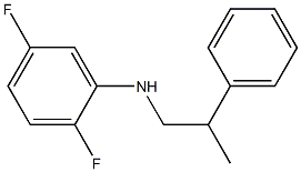 2,5-difluoro-N-(2-phenylpropyl)aniline 结构式