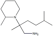 2,5-dimethyl-2-(2-methylpiperidin-1-yl)hexan-1-amine 结构式