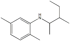 2,5-dimethyl-N-(3-methylpentan-2-yl)aniline 结构式