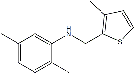 2,5-dimethyl-N-[(3-methylthiophen-2-yl)methyl]aniline 结构式