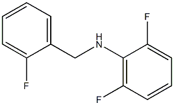 2,6-difluoro-N-[(2-fluorophenyl)methyl]aniline 结构式