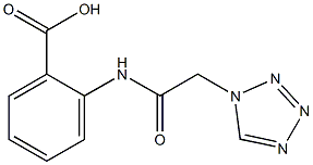 2-[(1H-tetrazol-1-ylacetyl)amino]benzoic acid 结构式