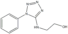 2-[(1-phenyl-1H-1,2,3,4-tetrazol-5-yl)amino]ethan-1-ol 结构式