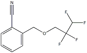 2-[(2,2,3,3-tetrafluoropropoxy)methyl]benzonitrile 结构式