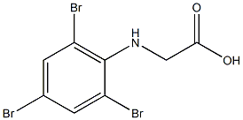 2-[(2,4,6-tribromophenyl)amino]acetic acid 结构式