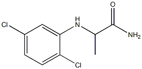 2-[(2,5-dichlorophenyl)amino]propanamide 结构式
