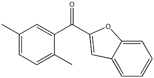 2-[(2,5-dimethylphenyl)carbonyl]-1-benzofuran 结构式