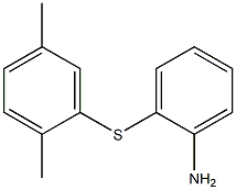 2-[(2,5-dimethylphenyl)sulfanyl]aniline 结构式