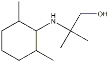 2-[(2,6-dimethylcyclohexyl)amino]-2-methylpropan-1-ol 结构式