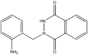 2-[(2-aminophenyl)methyl]-1,2,3,4-tetrahydrophthalazine-1,4-dione 结构式