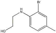 2-[(2-bromo-4-methylphenyl)amino]ethan-1-ol 结构式