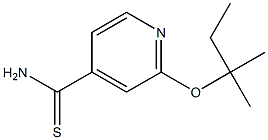 2-[(2-methylbutan-2-yl)oxy]pyridine-4-carbothioamide 结构式