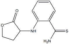 2-[(2-oxooxolan-3-yl)amino]benzene-1-carbothioamide 结构式