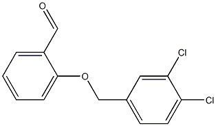 2-[(3,4-dichlorophenyl)methoxy]benzaldehyde 结构式