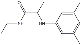 2-[(3,5-dimethylphenyl)amino]-N-ethylpropanamide 结构式