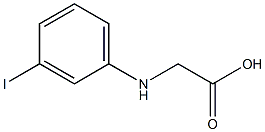 2-[(3-iodophenyl)amino]acetic acid 结构式