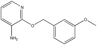 2-[(3-methoxybenzyl)oxy]pyridin-3-amine 结构式