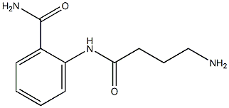 2-[(4-aminobutanoyl)amino]benzamide 结构式