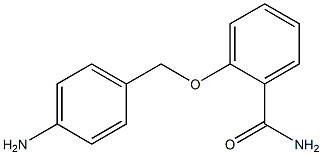 2-[(4-aminophenyl)methoxy]benzamide 结构式