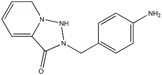 2-[(4-aminophenyl)methyl]-2H,3H-[1,2,4]triazolo[3,4-a]pyridin-3-one 结构式