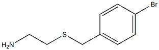 2-[(4-bromobenzyl)thio]ethanamine 结构式