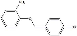 2-[(4-bromophenyl)methoxy]aniline 结构式