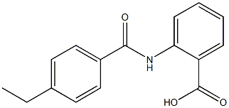 2-[(4-ethylbenzene)(methyl)amido]benzoic acid 结构式