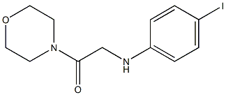 2-[(4-iodophenyl)amino]-1-(morpholin-4-yl)ethan-1-one 结构式