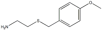 2-[(4-methoxybenzyl)thio]ethanamine 结构式
