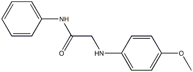2-[(4-methoxyphenyl)amino]-N-phenylacetamide 结构式