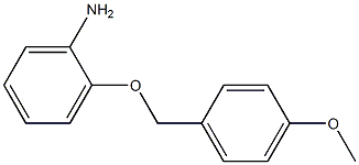 2-[(4-methoxyphenyl)methoxy]aniline 结构式