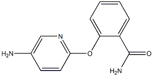 2-[(5-aminopyridin-2-yl)oxy]benzamide 结构式