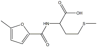 2-[(5-methylfuran-2-yl)formamido]-4-(methylsulfanyl)butanoic acid 结构式