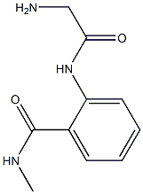 2-[(aminoacetyl)amino]-N-methylbenzamide 结构式