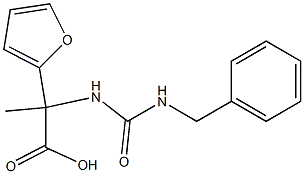 2-[(benzylcarbamoyl)amino]-2-(furan-2-yl)propanoic acid 结构式