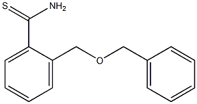 2-[(benzyloxy)methyl]benzenecarbothioamide 结构式
