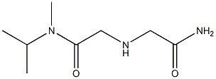 2-[(carbamoylmethyl)amino]-N-methyl-N-(propan-2-yl)acetamide 结构式