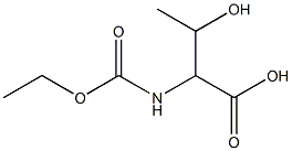 2-[(ethoxycarbonyl)amino]-3-hydroxybutanoic acid 结构式