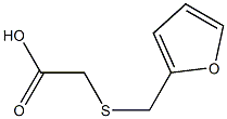 2-[(furan-2-ylmethyl)sulfanyl]acetic acid 结构式