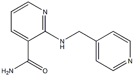 2-[(pyridin-4-ylmethyl)amino]pyridine-3-carboxamide 结构式