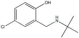 2-[(tert-butylamino)methyl]-4-chlorophenol 结构式