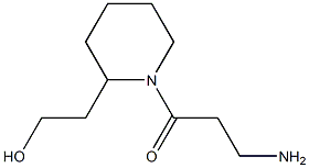 2-[1-(3-aminopropanoyl)piperidin-2-yl]ethanol 结构式