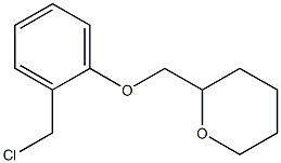 2-[2-(chloromethyl)phenoxymethyl]oxane 结构式