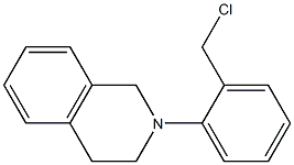 2-[2-(chloromethyl)phenyl]-1,2,3,4-tetrahydroisoquinoline 结构式