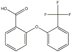 2-[2-(trifluoromethyl)phenoxy]benzoic acid 结构式